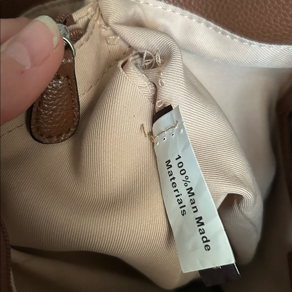 Dana Buchman Brown Faux Leather Tote Bag - Picture 11 of 16